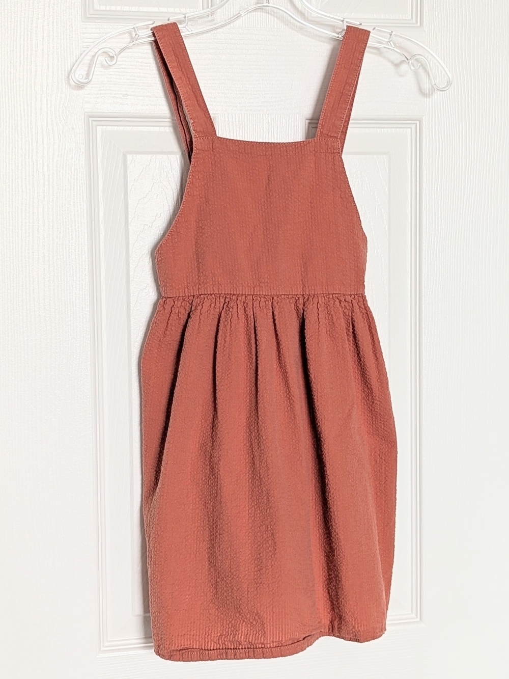 ✨HOST PICK✨' (6X) Rust/Orange Pinafore Smock Dress w/Adjustable Straps